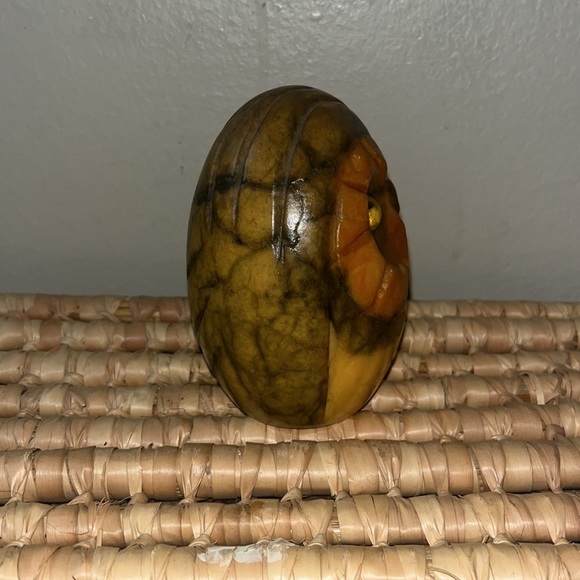 Vintage Italian Made Alabaster Owl Figurine Paperweight - Picture 2 of 9